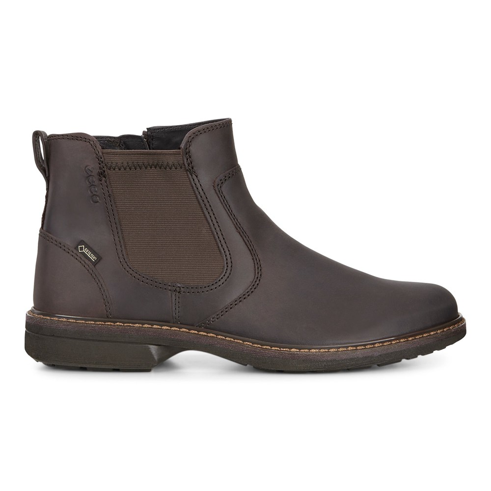 Botas Hombre - ECCO Turn Gtx Chukka - Grises Oscuro - PEQ913876